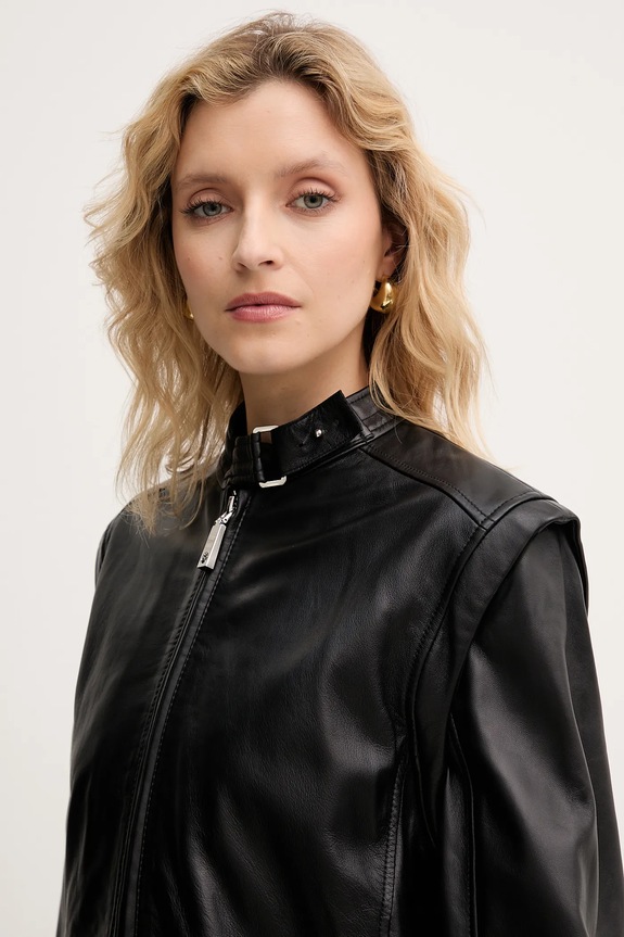 MAX&Co. bőrdzseki 2526446021200 fekete