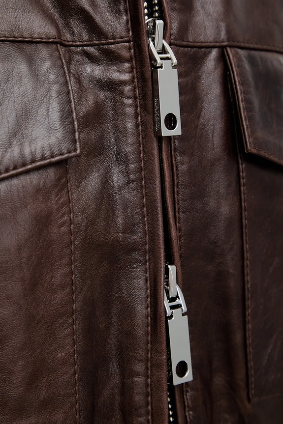 MAX&Co. giacca in pelle 2526446023200 marrone