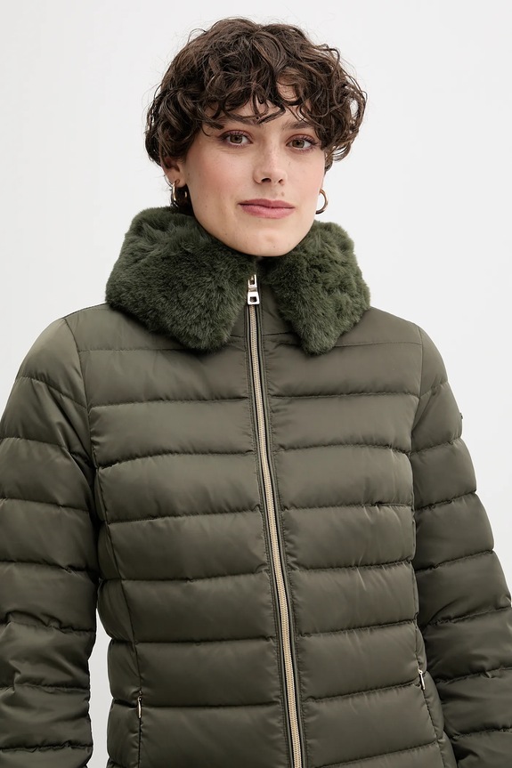 Páperová bunda Geox BETTANIE zelená W5626T.T3122