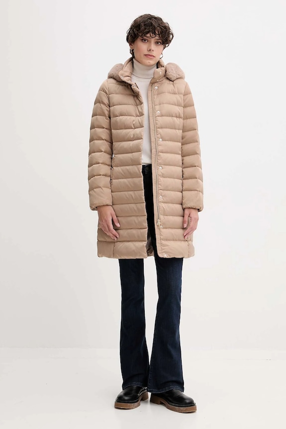 Geox geacă de puf BETTANIE W5626H.T3122 bej AW25