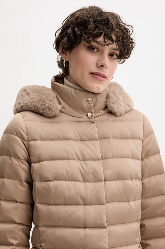 Geox geacă de puf BETTANIE bej W5626H.T3122
