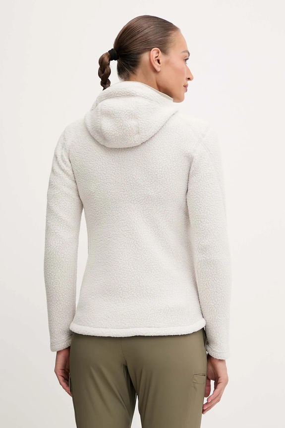 Ρούχα Φλις μπουφάν Jack Wolfskin CRADLE MOUNTAIN PILE A65442 μπεζ