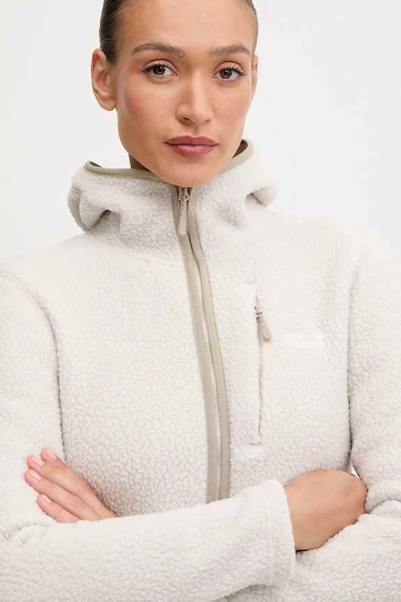 Φλις μπουφάν Jack Wolfskin CRADLE MOUNTAIN PILE μπεζ A65442