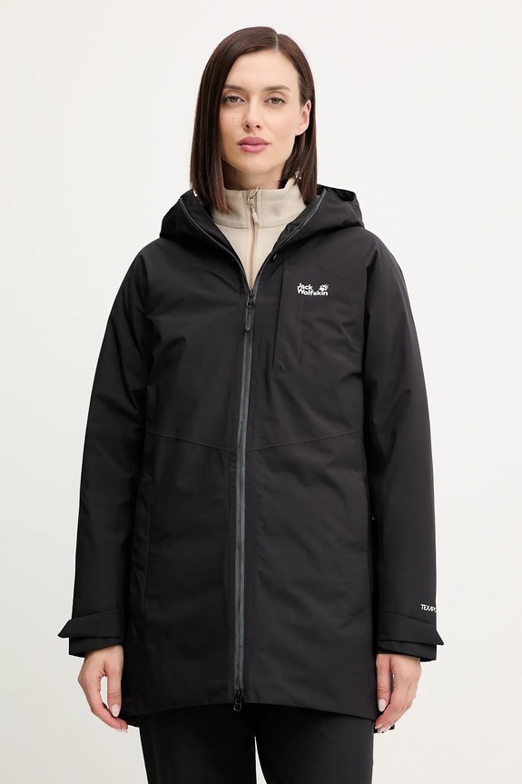Jack Wolfskin kurtka puchowa ICECAPE pozostałe czarny A65298