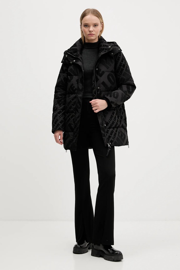Bunda Desigual CADERA FLOCK 25WWEW23 černá AW25