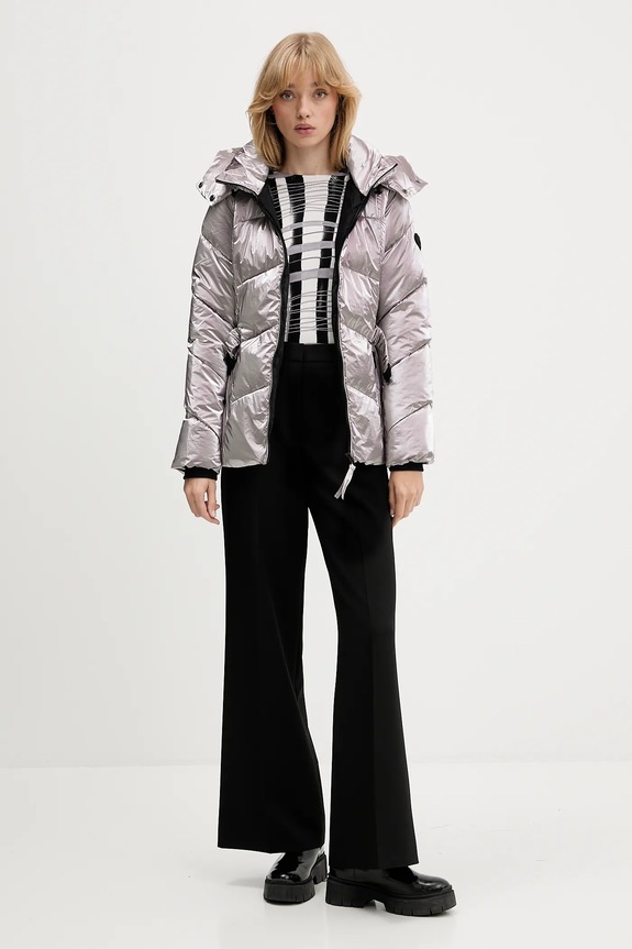 Jakna Desigual METALIC 25WWEW29 roza AW25