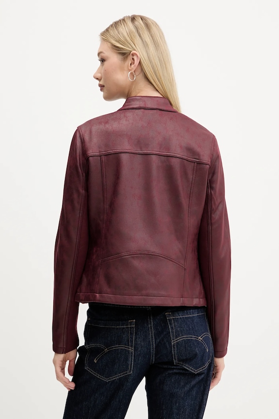 Ρούχα Μπουφάν Desigual BASIC 25WWEW43 μπορντό