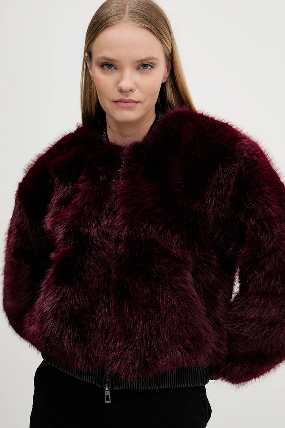 Bomber jakna Desigual RASPBERRY bordo 25WWEW67