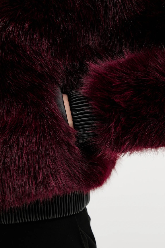 Bomber jakna Desigual RASPBERRY 25WWEW67 bordo