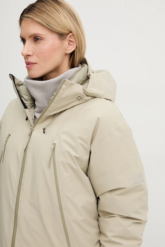 MM6 Maison Margiela x Salomon kurtka puchowa beżowy S52AM0341.M35594.729