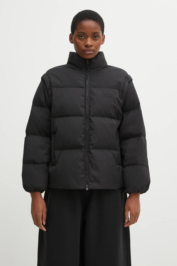 Pernata jakna MM6 Maison Margiela s toplom postavom crna S62AN0159.M35609.900