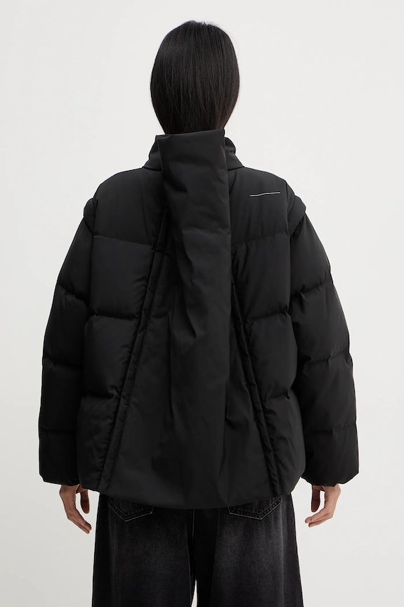 Péřová bunda MM6 Maison Margiela černá S62AN0159.M35609.900