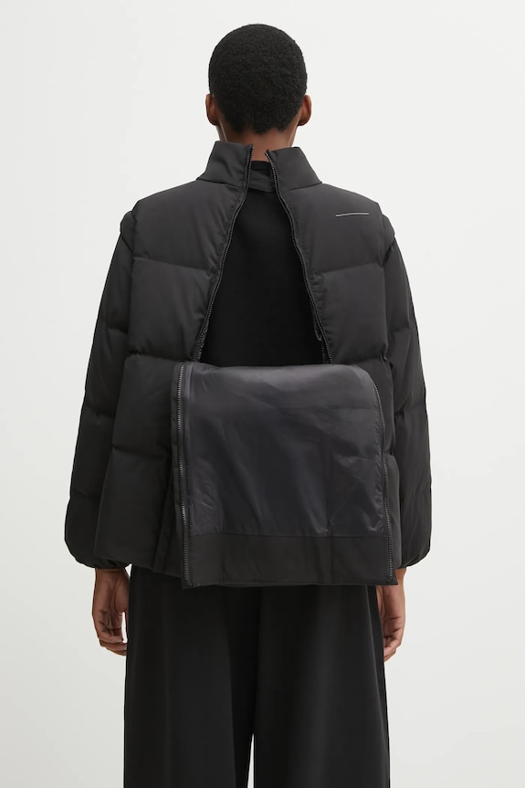 Pernata jakna MM6 Maison Margiela crna S62AN0159.M35609.900