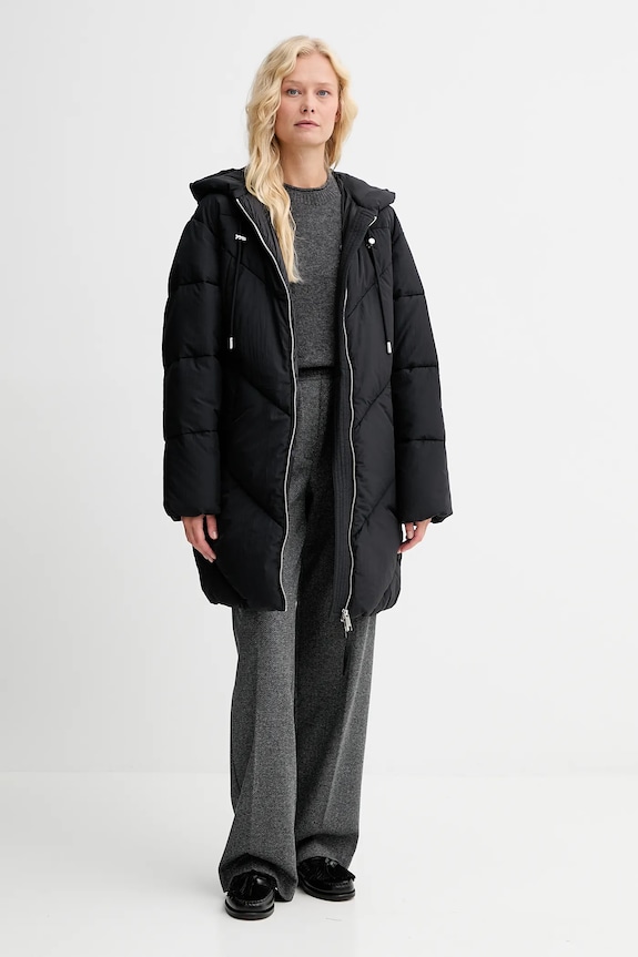 Bunda BOSS Orange C_Piapolly 50548027 čierna AW25