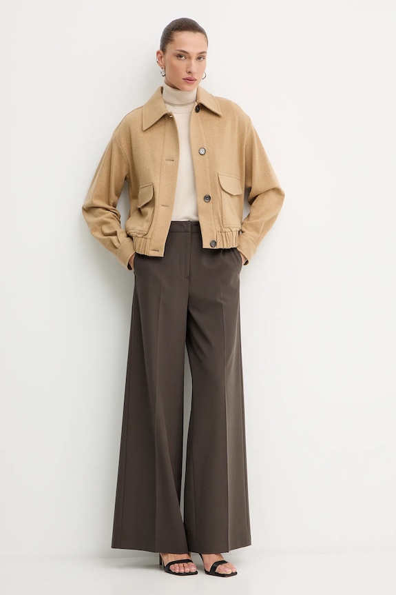 Marella dzseki gyapjúkeverékből Emme by Marella 2525906081200 barna AW25