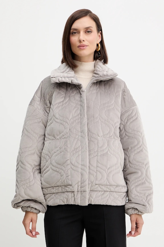 Bunda Charo Ruiz Ibiza oversize sivá 257310