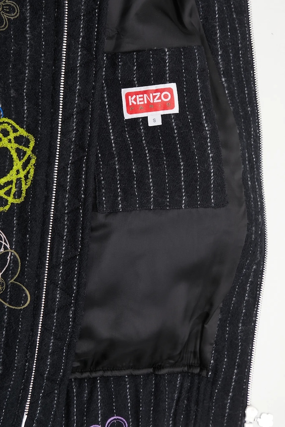 Vunena jakna Kenzo Futura Bomber FF62BL2409GM