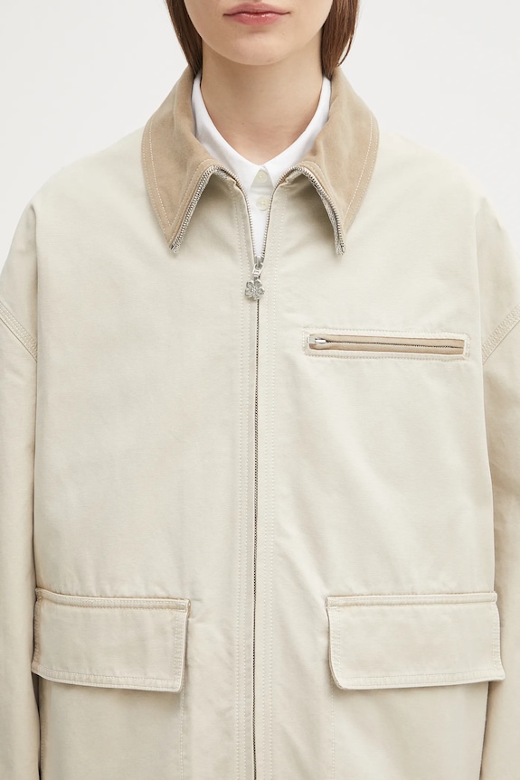 Kenzo cotton jacket Workwear beige FF62VE2729HA