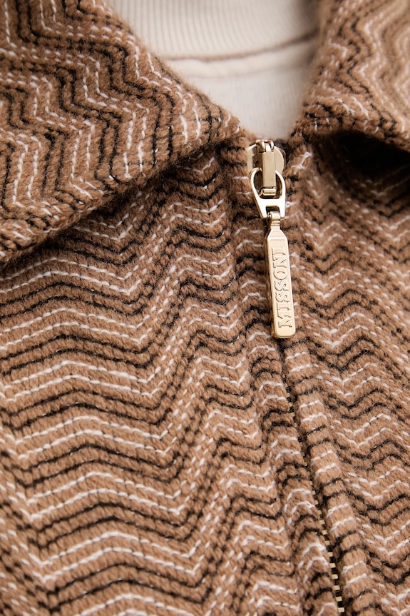 Missoni dzseki gyapjúkeverékből DS25WC1F.BC005R barna
