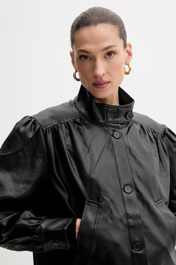 Bardot geacă negru 60034JB