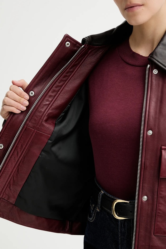 Kožená bunda Rag & Bone RA5A25F0MCR