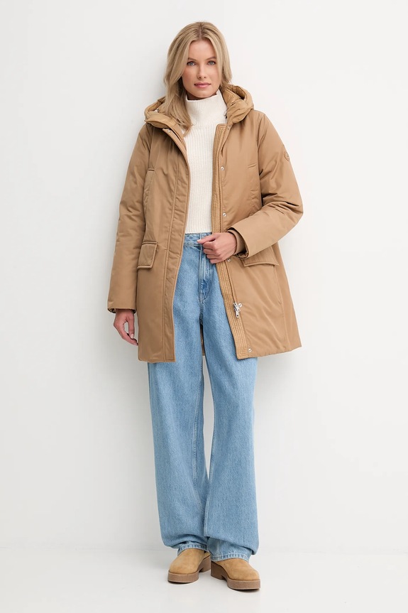 Tommy Hilfiger geacă WW0WW46533 maro AW25