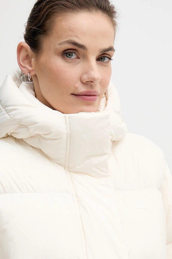 Pernata jakna Tommy Hilfiger bež WW0WW46535