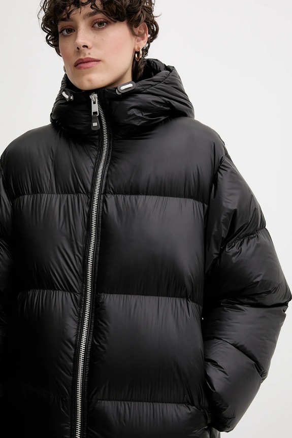 Páperová bunda Tommy Hilfiger WW0WW46543 čierna
