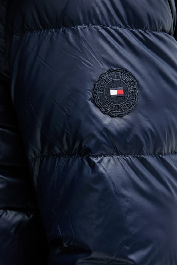 Pernata jakna Tommy Hilfiger WW0WW47355 mornarsko plava