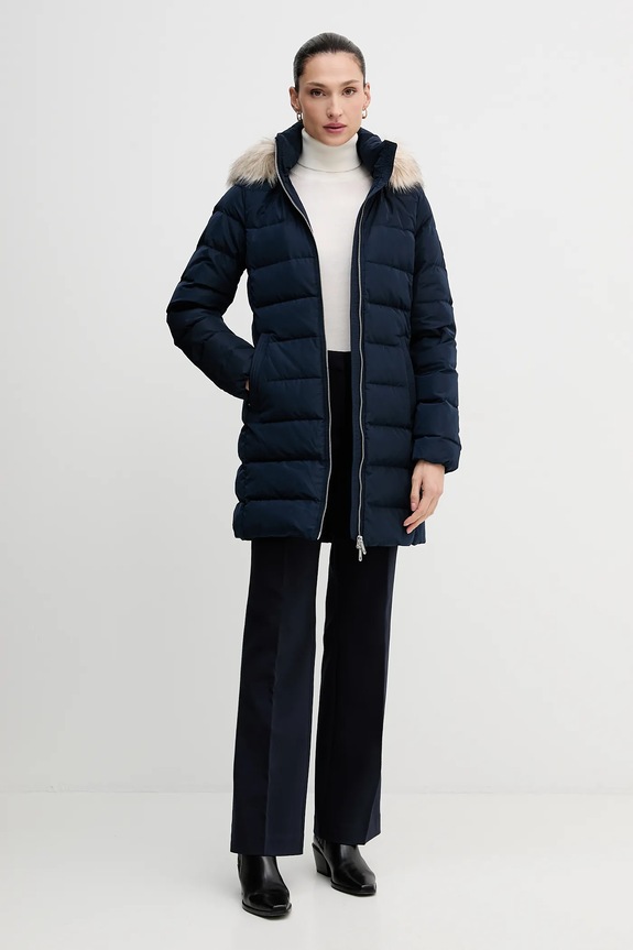 Tommy Hilfiger kurtka puchowa WW0WW47540 granatowy AW25