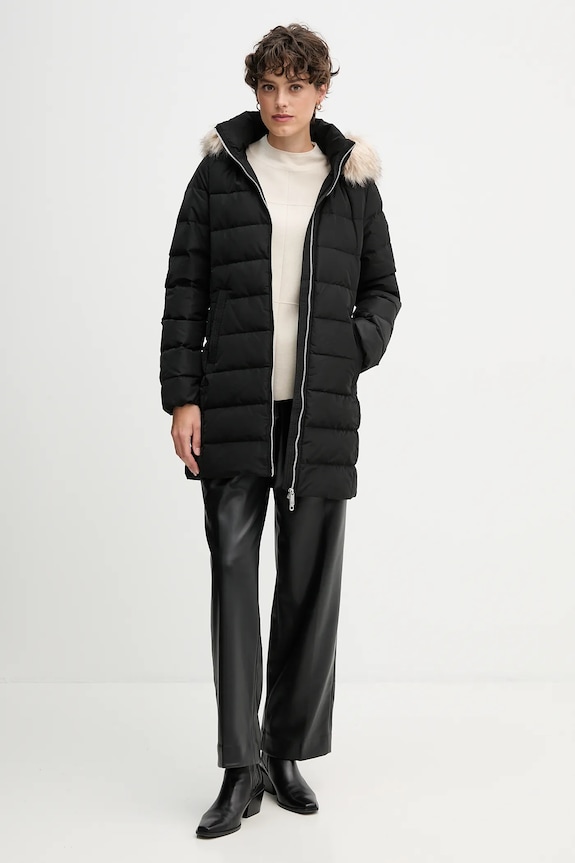 Péřová bunda Tommy Hilfiger WW0WW47540 černá AW25