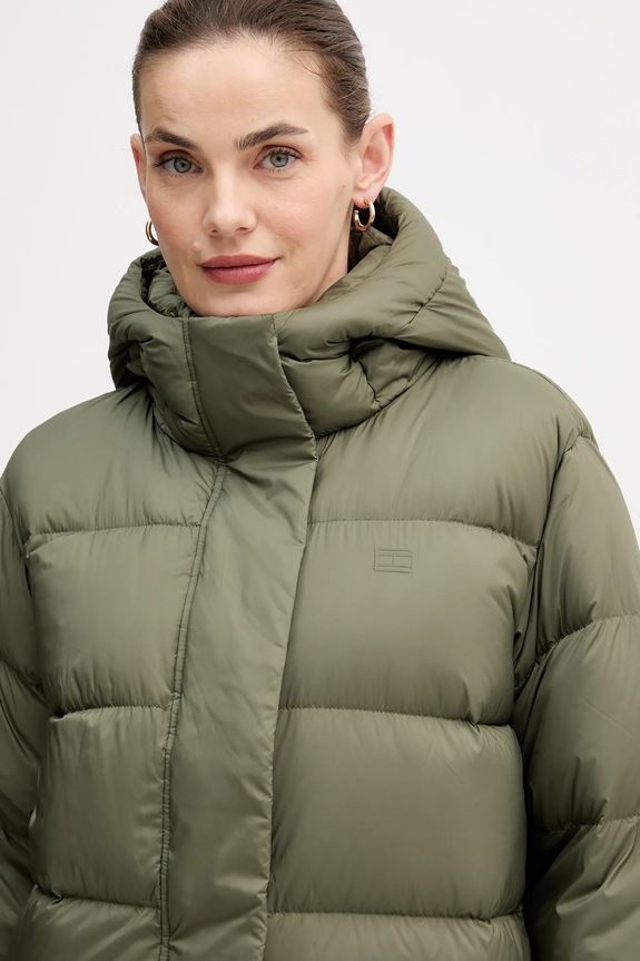 Tommy Hilfiger kurtka puchowa zielony WW0WW45739