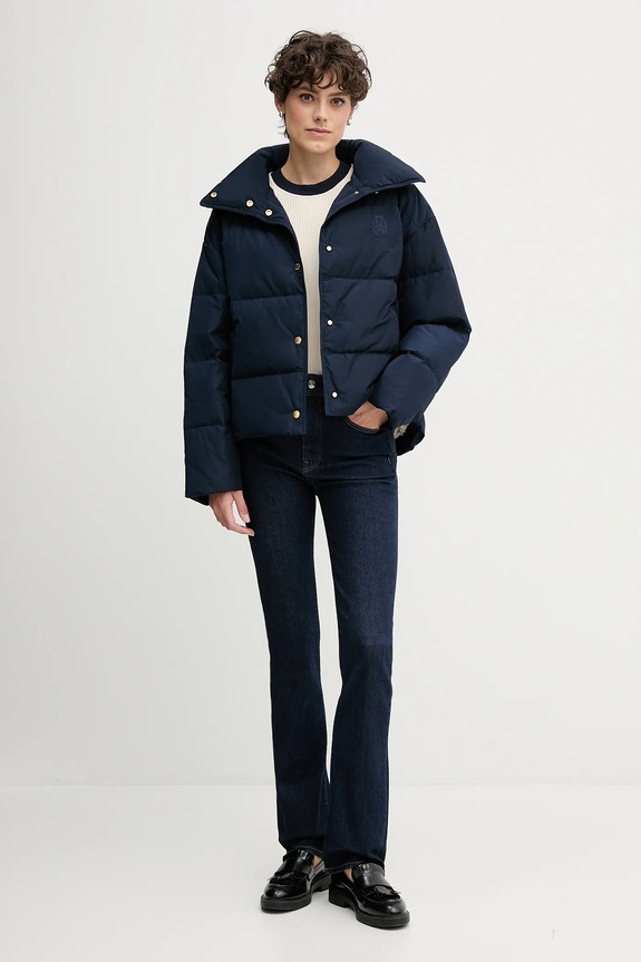 Tommy Hilfiger kurtka puchowa WW0WW47294 granatowy AW25