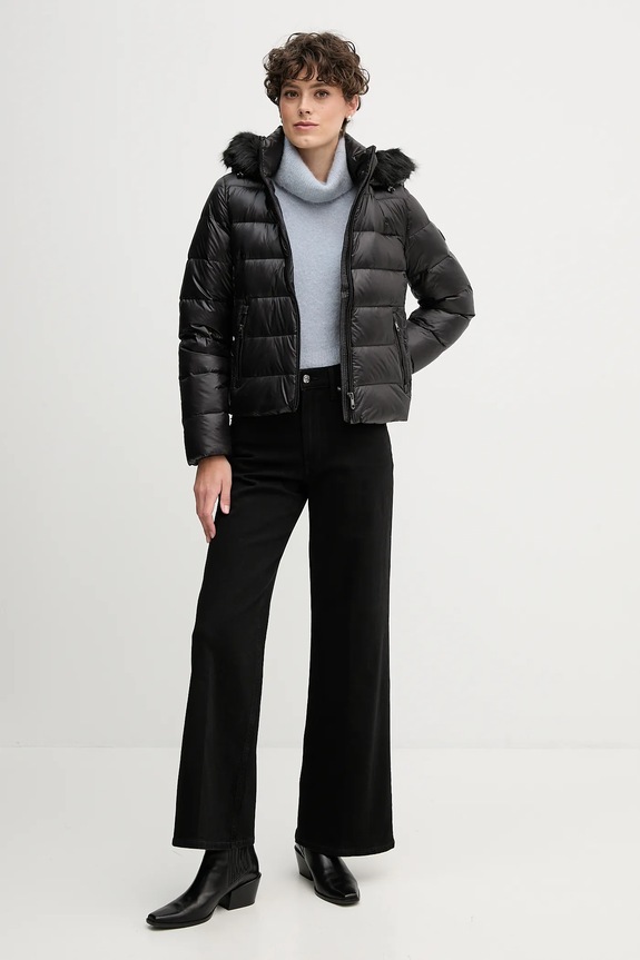 Tommy Hilfiger kurtka puchowa WW0WW47354 czarny AW25
