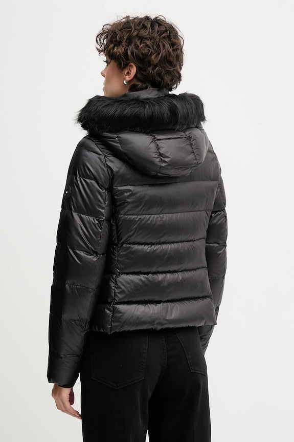 Odzież Tommy Hilfiger kurtka puchowa WW0WW47354 czarny
