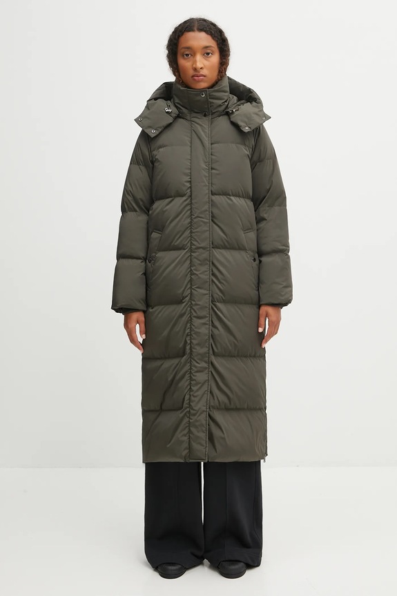 Woolrich piumino Kelly isolamento in piuma verde CFWWOU2108FRUT1148