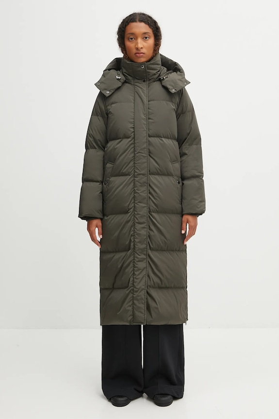 Woolrich piumino Kelly isolamento in piuma verde CFWWOU2108FRUT1148