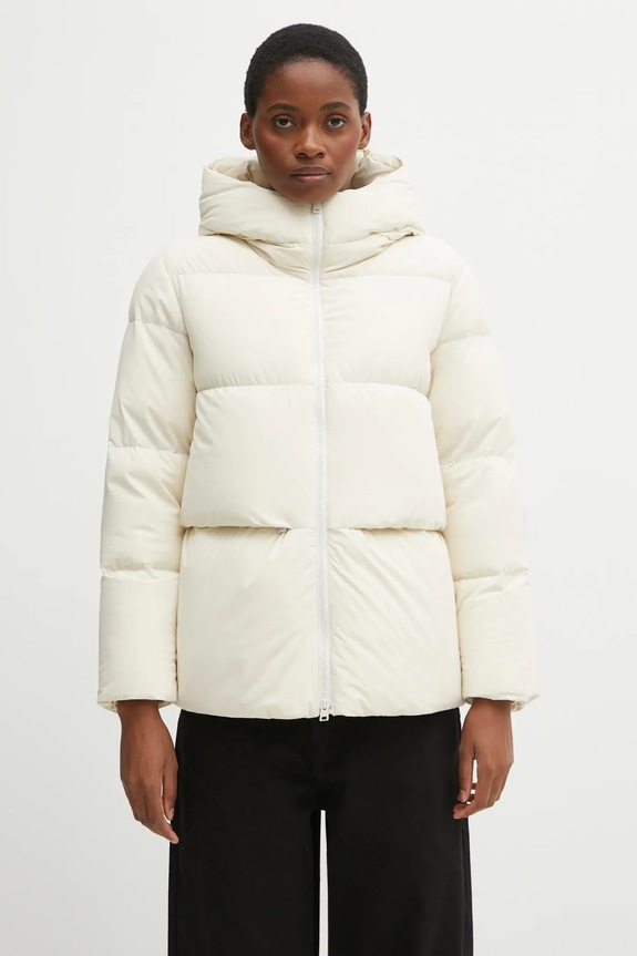 Пухено яке Woolrich Cloud Madison пух бежов CFWWOU2036FRUT3107