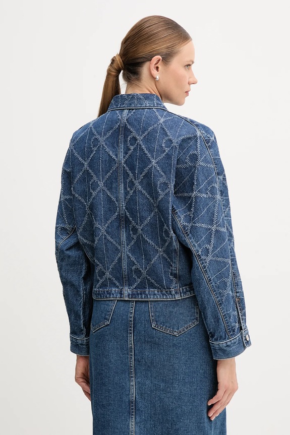 Oblečenie Rifľová bunda Calvin Klein Jeans LV047D749G modrá