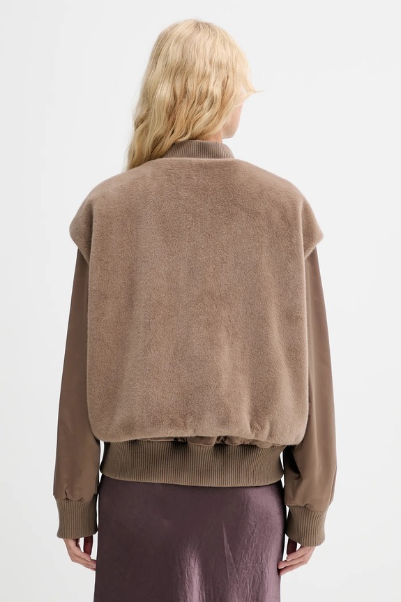 Bomber jakna BOSS Pettica rjava 50546846