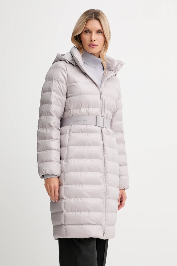 Μπουφάν Calvin Klein γκρί LV044D543G