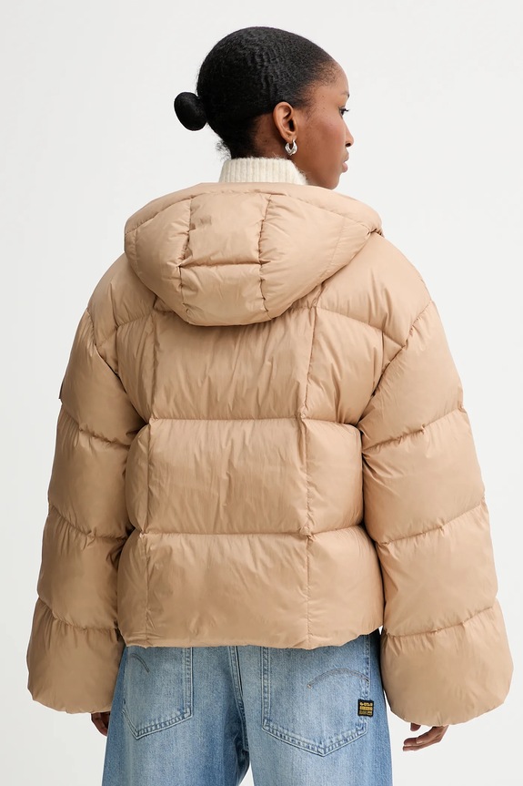 Ρούχα Μπουφάν με επένδυση από πούπουλα Calvin Klein LV044D525G μπεζ