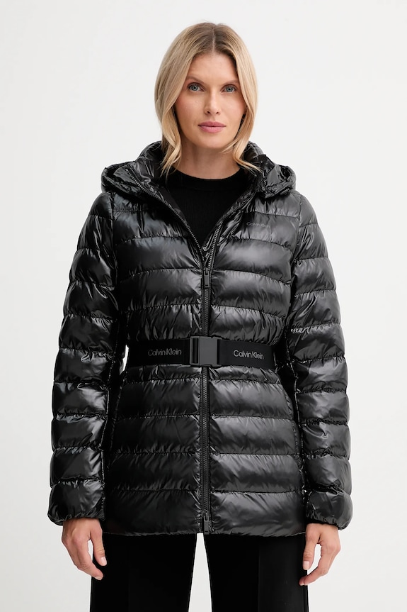 Jakna Calvin Klein Planet friendly crna LV044D542G