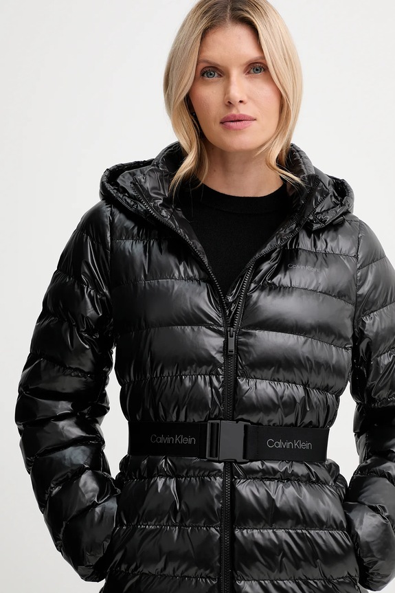 Calvin Klein rövid kabát fekete LV044D542G