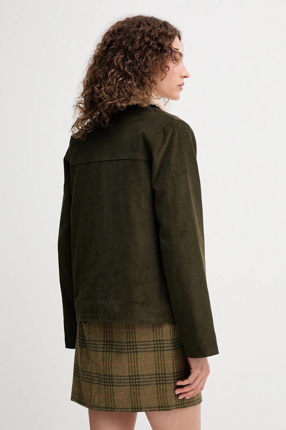 Îmbrăcăminte Barbour geacă din velur TABITHA LCA0366 verde