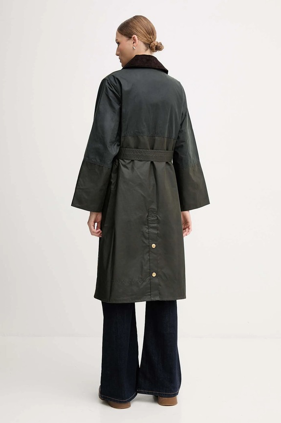 Ρούχα Βαμβακερό μπουφάν Barbour MILDA LWX1486 πράσινο