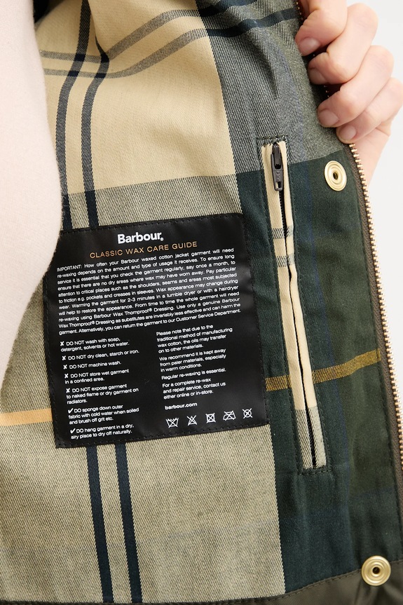 Βαμβακερό μπουφάν Barbour MILDA LWX1486