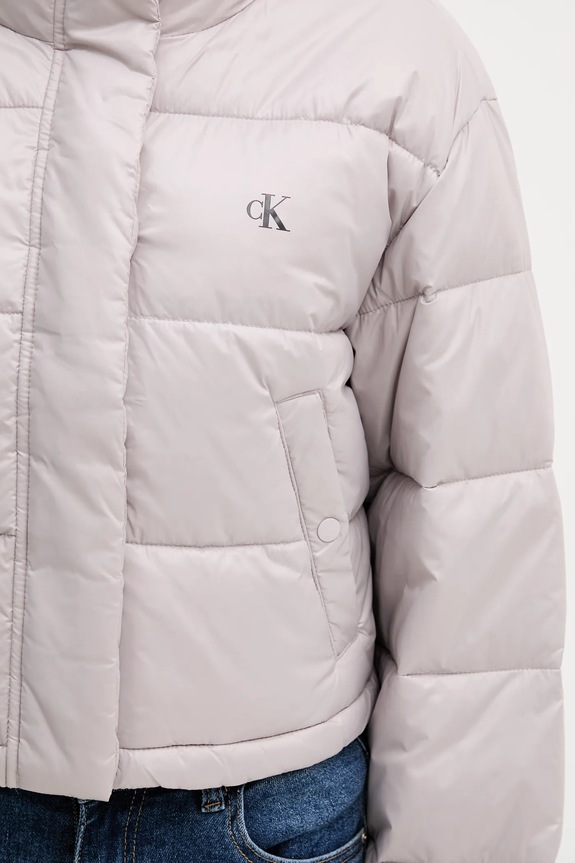 Bunda Calvin Klein Jeans LV047D504G sivá