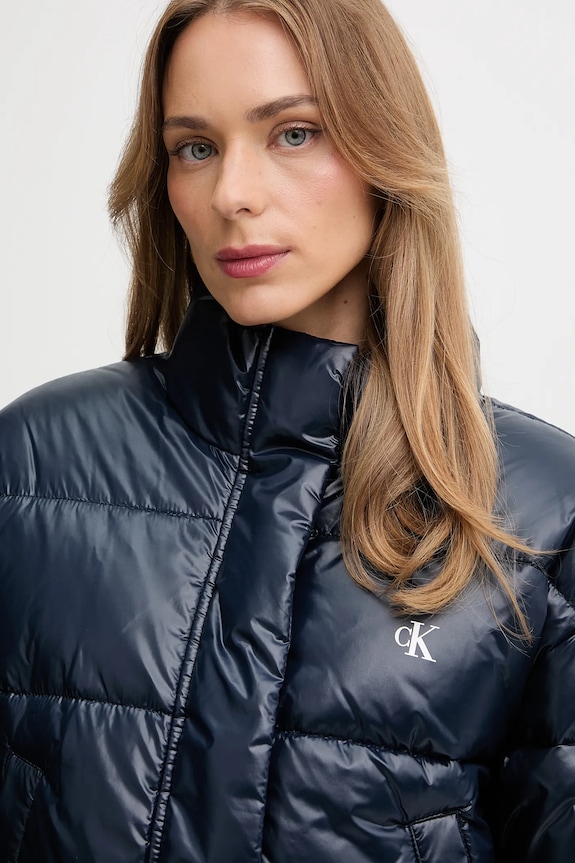 Jakna Calvin Klein Jeans mornarsko modra LV047D504G