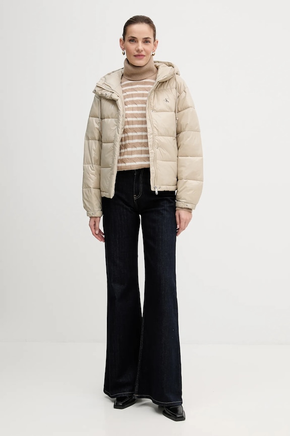 Bunda Calvin Klein Jeans LV047D505G béžová AW25